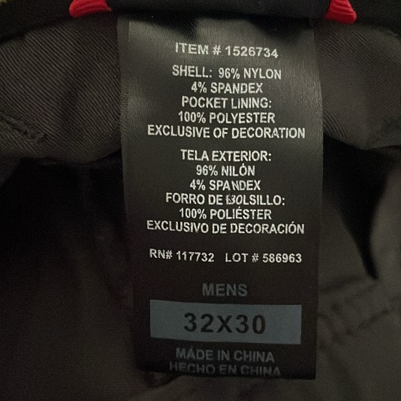 Men’s size 32X 30 gray Gerry Venture Stretch Comfort Pant - Picture 3 of 14